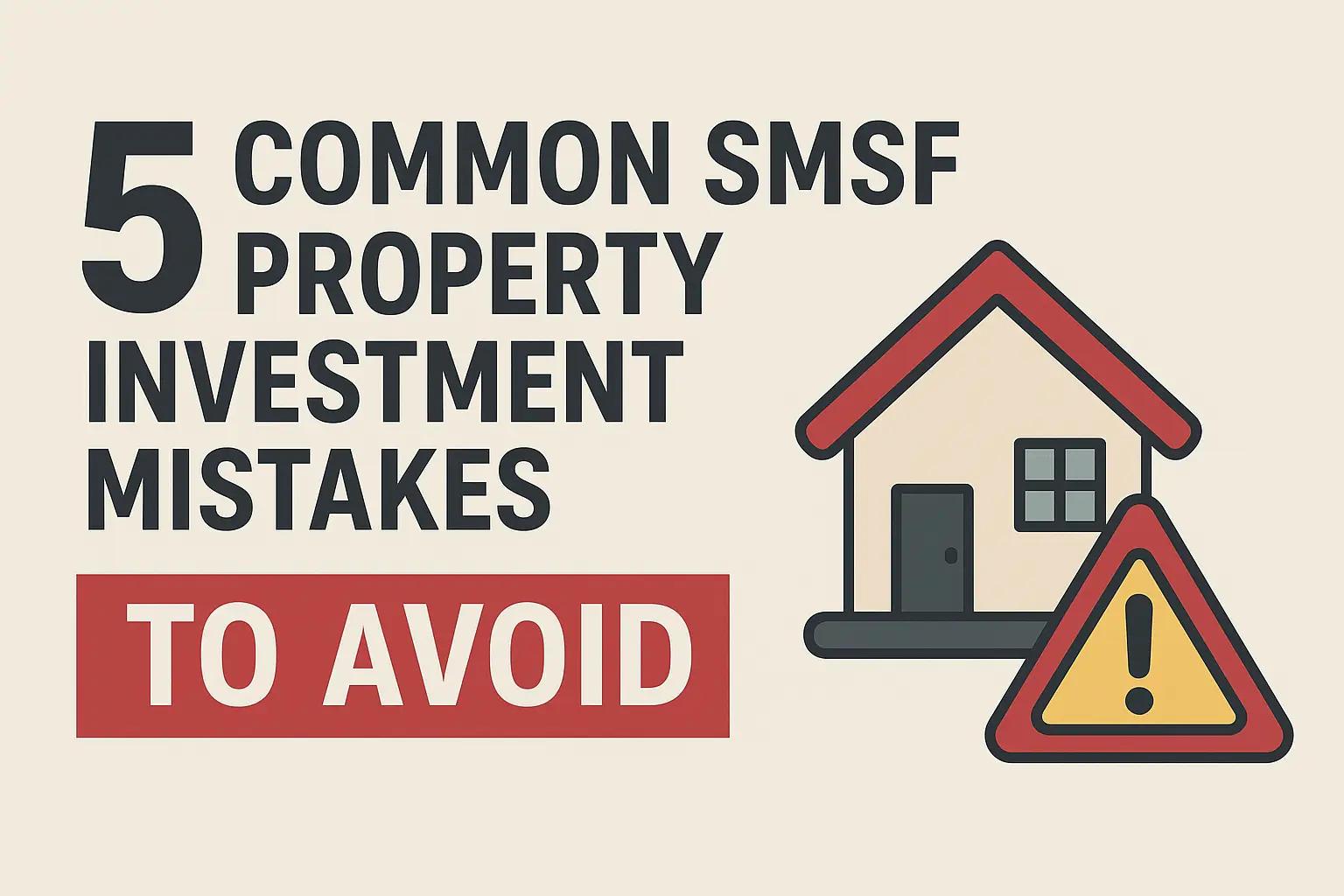 5 COMMON MISTAKES SMSF PROPERTY INVESTORS MUST AVOID